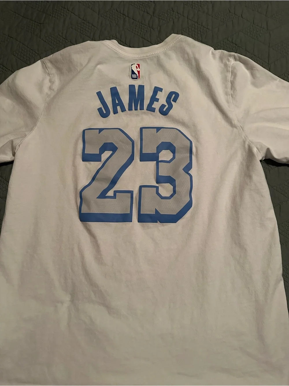 LeBron James Los Angeles Lakers Nike NBA City Edition 2020 T-Shirt